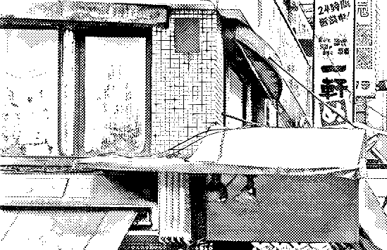 Ejemplo de Imagen a Manga IA (configuración de tipo de bolígrafo: Bolígrafo de mapeo)