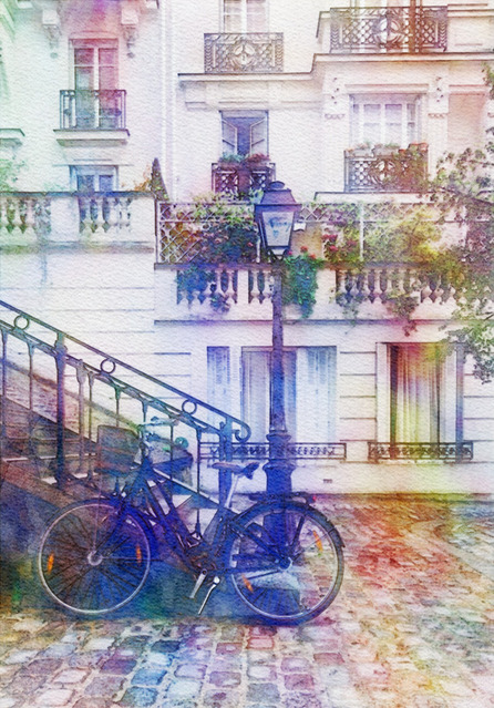 Watercolor style after conversion