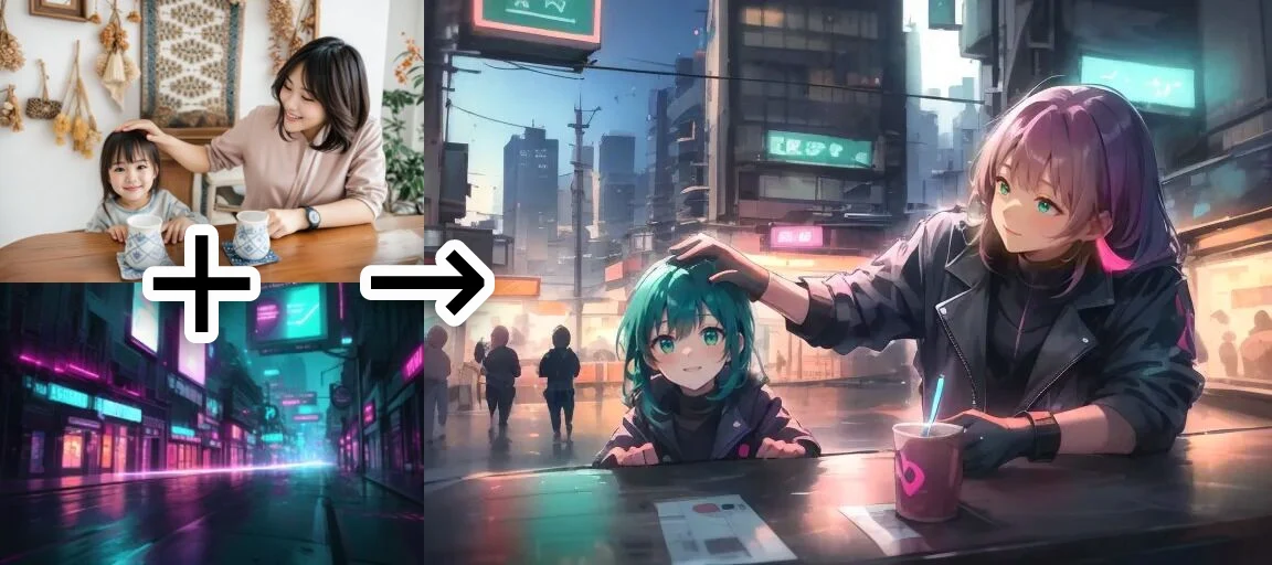 DataChef AI-anime: esimerkki - teema "cyberpunk"