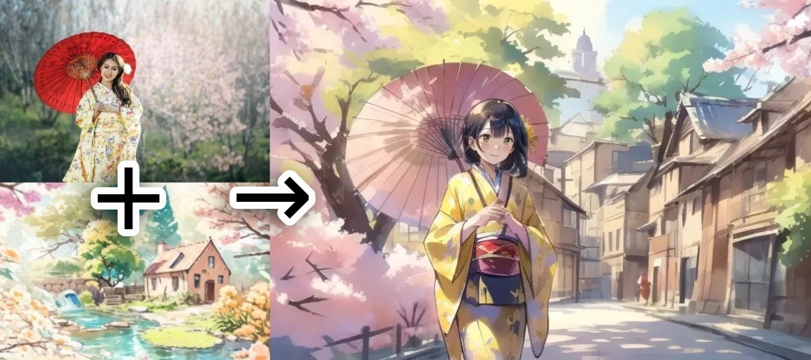 DataChef AI-anime: esimerkki - teema "kevätpuutarha"