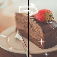 画像にキラキラを散らす（グリッター加工）
