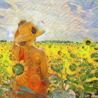 Foto zu Ölgemälde von Vincent van Gogh