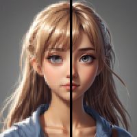 AI 超解像（粗い画像を綺麗に拡大）