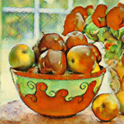 Photo to Cezanne's Oil Painting