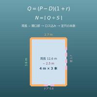 巾木・廻り縁・見切り材の必要長さ計算機（周長・開口部・定尺から本数と費用を計算）
