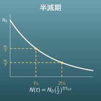 半減期計算機