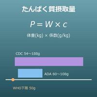たんぱく質摂取量計算機