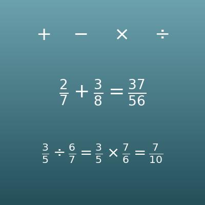 Fraction Calculator (Add, Subtract, Multiply and Divide Fractions)