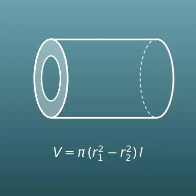 パイプ（管）の体積計算機（外径・内径・長さから）