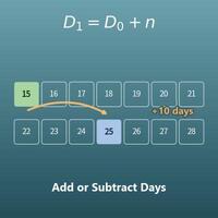 Date Calculator (Add or Subtract Days, Weeks, Months and Years)