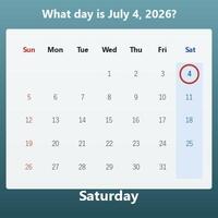 Day of the Week Calculator (What Day Was It?)