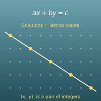 Linear Diophantine Equation Solver (ax + by = c) with Euclidean Algorithm Steps
