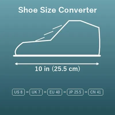 Shoe Size Converter (US, UK, EU, Japan and China)