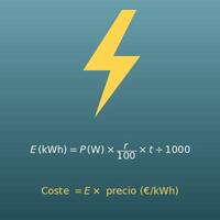 Calculadora del consumo y el coste de electricidad de los aparatos (vatios, kWh y euros)