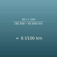 Calculadora del consumo real de combustible (l/100 km con el método del depósito lleno)