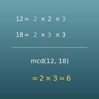 Calculadora del máximo común divisor (MCD)