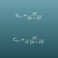 Calculadora de variaciones, permutaciones y combinaciones (nPr, nCr)