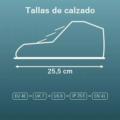 Conversor de tallas de calzado (EU, UK, US y cm)
