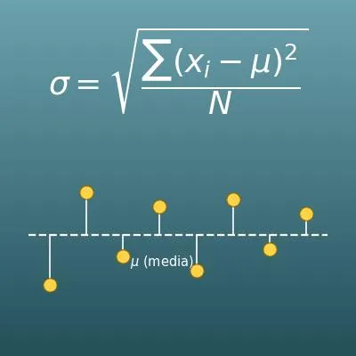 Calculadora de desviación típica de población y muestra