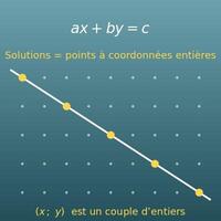 Résoudre une équation diophantienne ax + by = c (avec l’algorithme d’Euclide)