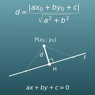 Distance d’un point à une droite (projeté orthogonal et droites parallèles)