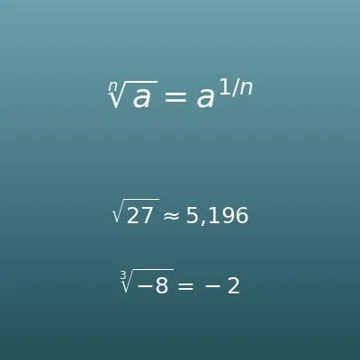 Calcul de racine (racine carrée, racine cubique, racine n-ième)