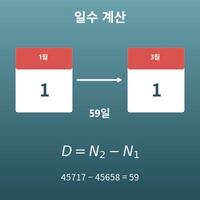 날짜 계산기(두 날짜 사이의 일수·D-day)