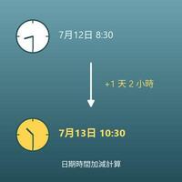 日期時間加減計算機（幾天幾小時後、前的日期時間）